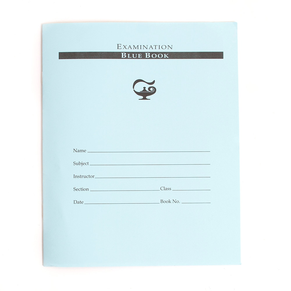 Blue, Journal, Art & School, Pacon, Bluebook, Exam Book, 404529